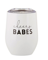 Cheers Babes Wine Tumbler